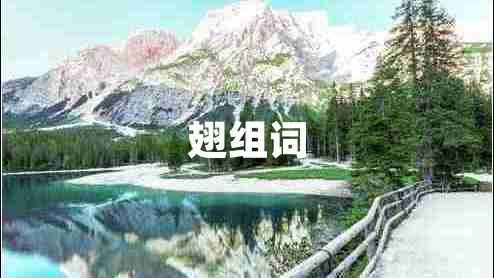 翅組詞