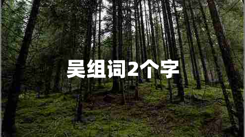 吳組詞2個(gè)字