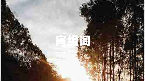 宵組詞