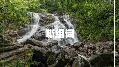 嘶組詞