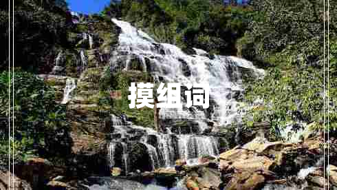 摸組詞
