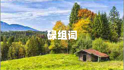 碌組詞