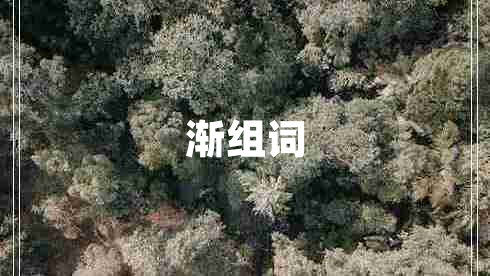 漸組詞