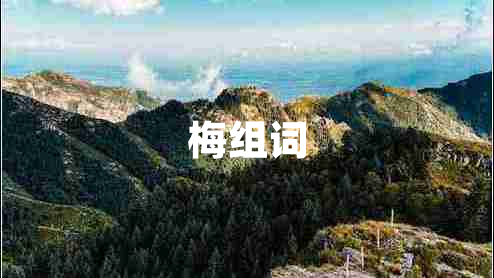梅組詞