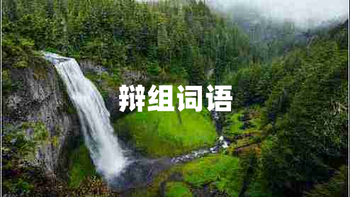 辯組詞語(yǔ)