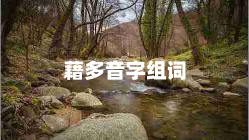 藉多音字組詞
