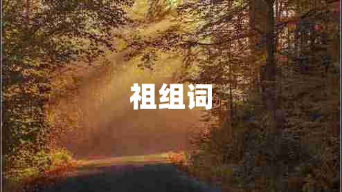 祖組詞