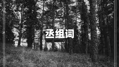 丞組詞