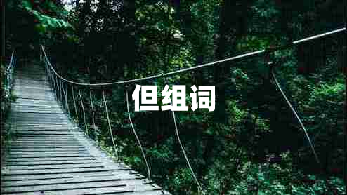 但組詞