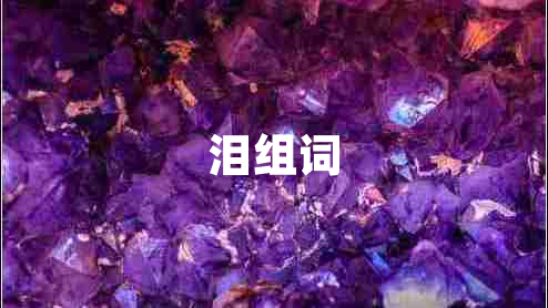 淚組詞