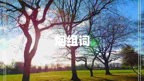 煙組詞
