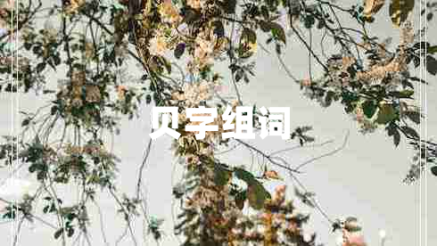 貝字組詞