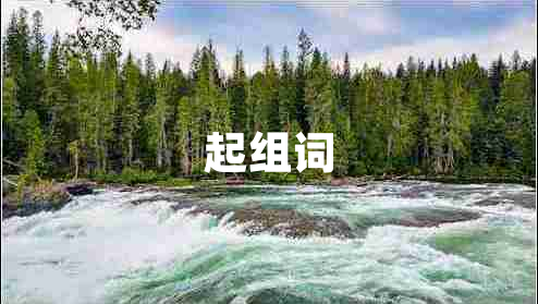 起組詞