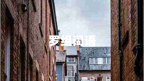 羅組詞語(yǔ)