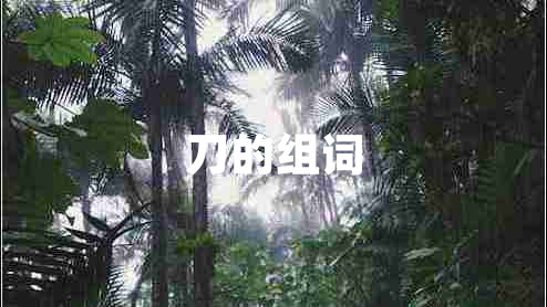 刀的組詞