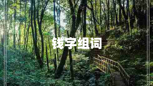 錢(qián)字組詞