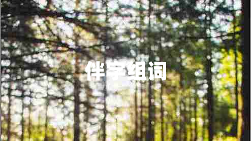 伴字組詞