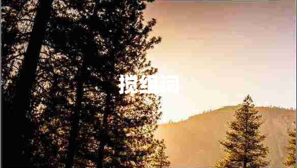 攪組詞