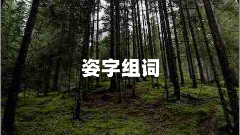 姿字組詞