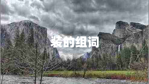 裝的組詞