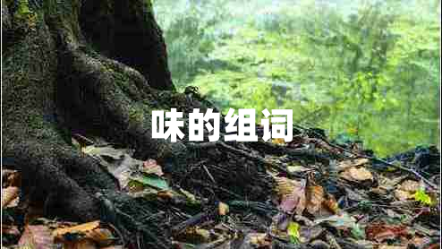 味的組詞
