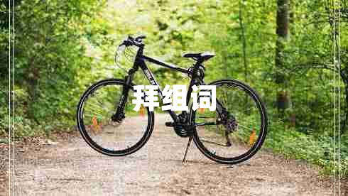 拜組詞