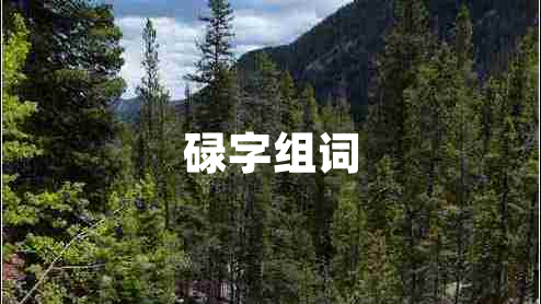 碌字組詞