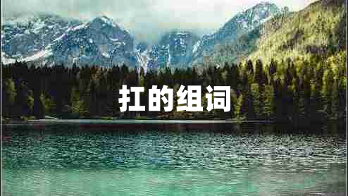 扛的組詞