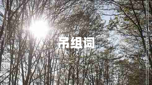 吊組詞