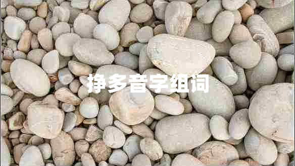 掙多音字組詞