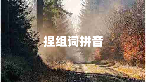 捏組詞拼音