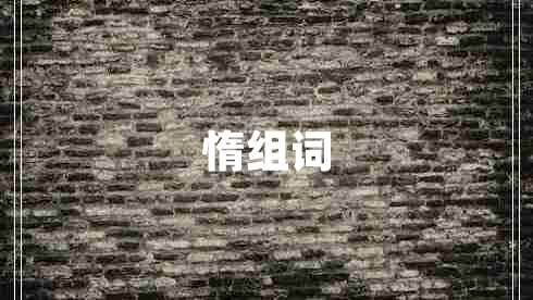惰組詞