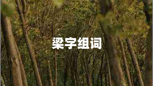 梁字組詞