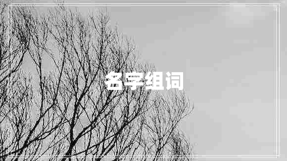 名字組詞