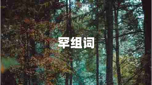 罕組詞