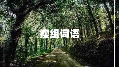 瘦組詞語(yǔ)