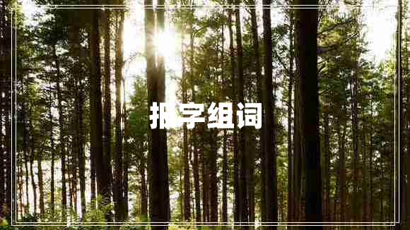 報字組詞