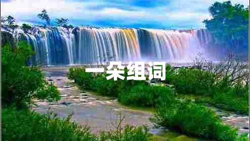 一朵組詞
