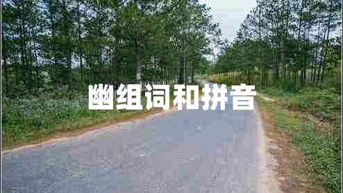 幽組詞和拼音