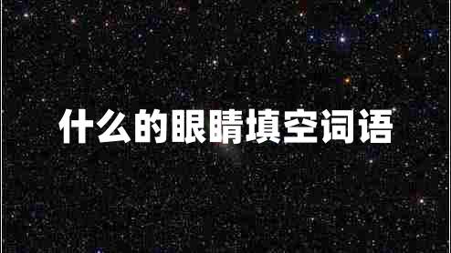 什么的眼睛填空詞語(yǔ)