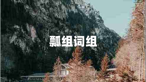 瓢組詞組