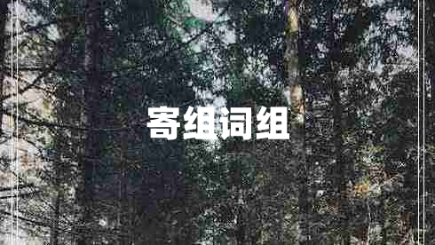 寄組詞組