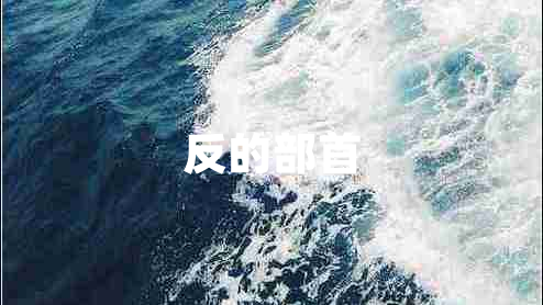 反的部首