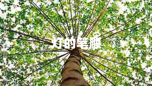 燈的筆順