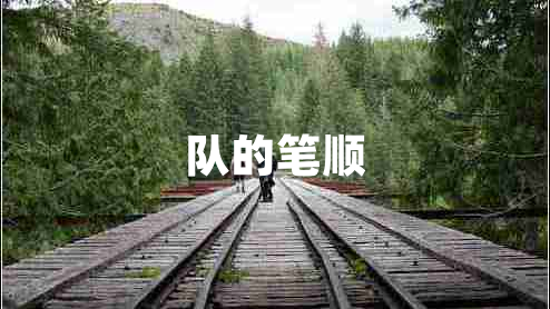 隊的筆順