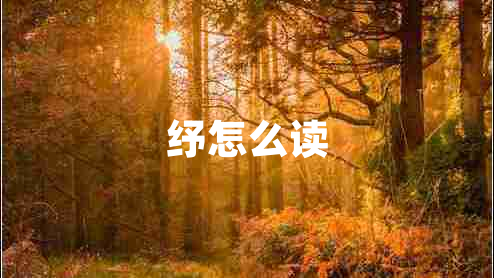 紓怎么讀