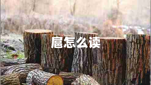 扈怎么讀