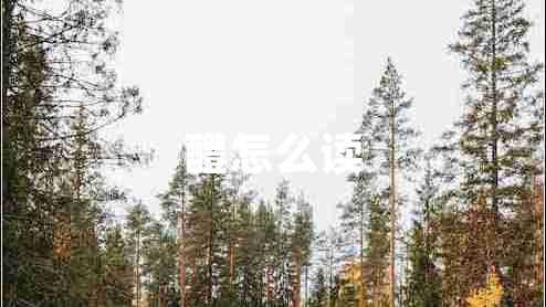 醴怎么讀