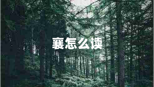 襄怎么讀