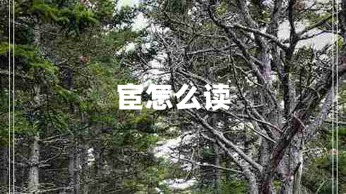 宦怎么讀